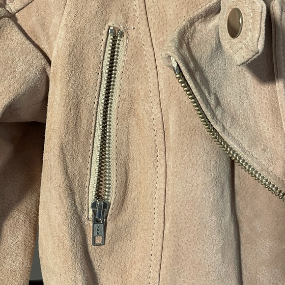 Meotine leather jacket pink - Picture 8 of 12